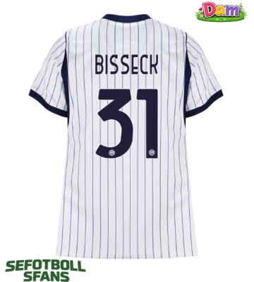 Inter Milan Yann Bisseck #31 Bortatröja Kvinnor 2026-27 Kortärmad